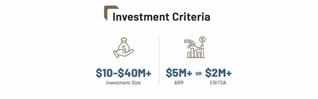 Investment Criteria